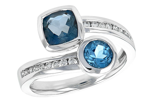 E198-62990: LDS RG 1.55 TW BLUE TOPAZ 1.70 TGW