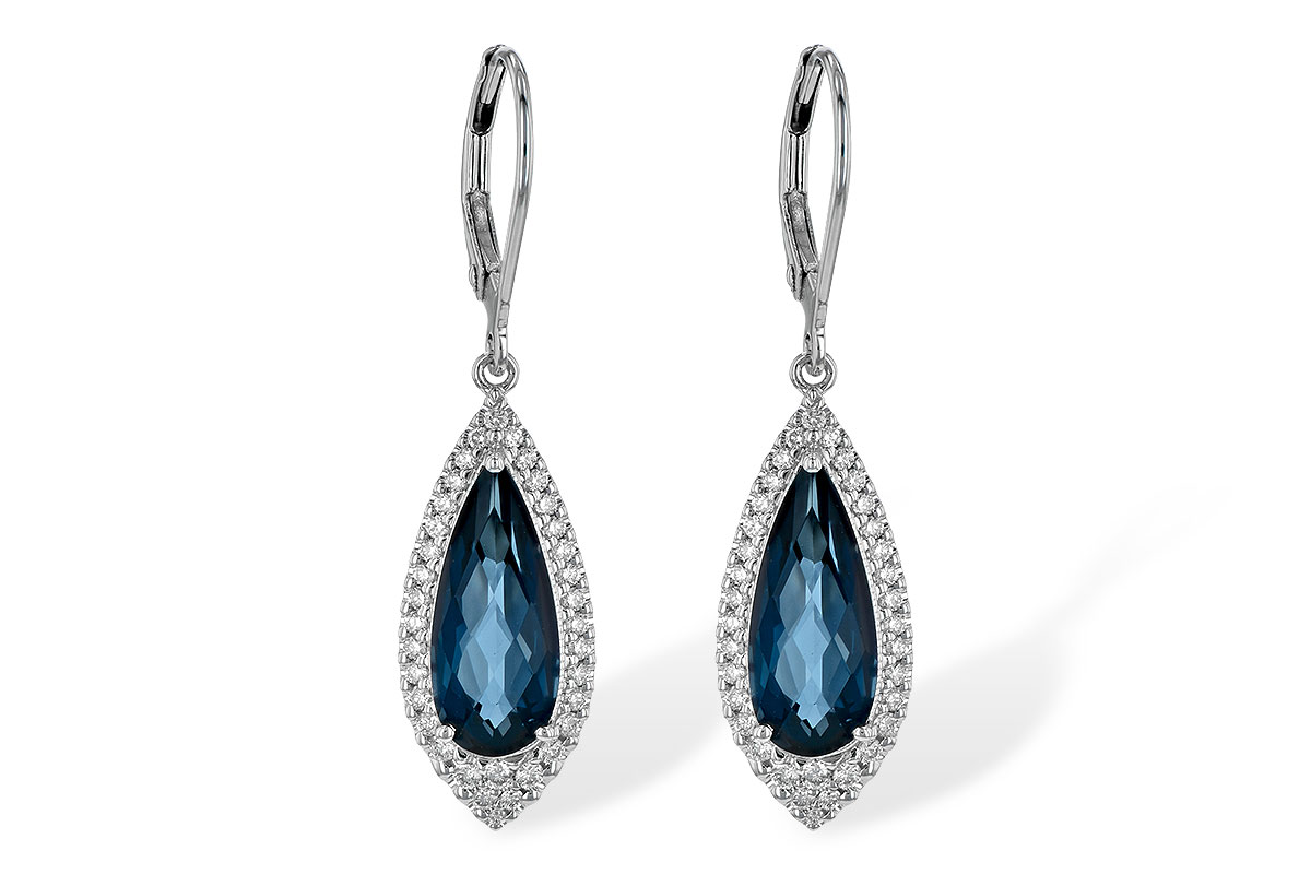 E199-46554: EARR 5.05 LONDON BLUE TOPAZ 5.42 TGW