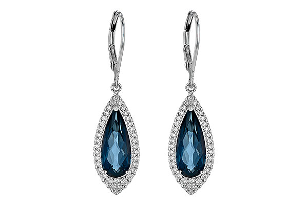 E199-46554: EARR 5.05 LONDON BLUE TOPAZ 5.42 TGW