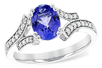 E199-52090: LDS RG 1.15 TANZANITE 1.30 TGW