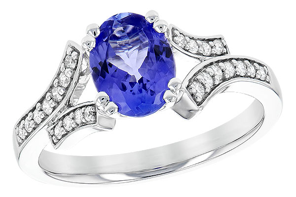 E199-52090: LDS RG 1.15 TANZANITE 1.30 TGW