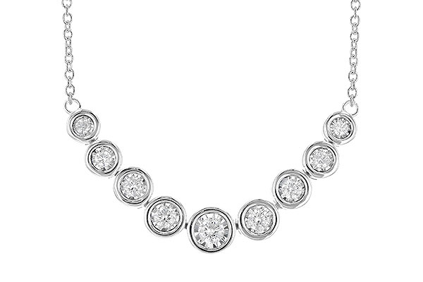 E282-21154: NECKLACE .75 TW