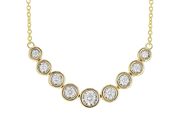 E282-21154: NECKLACE .75 TW
