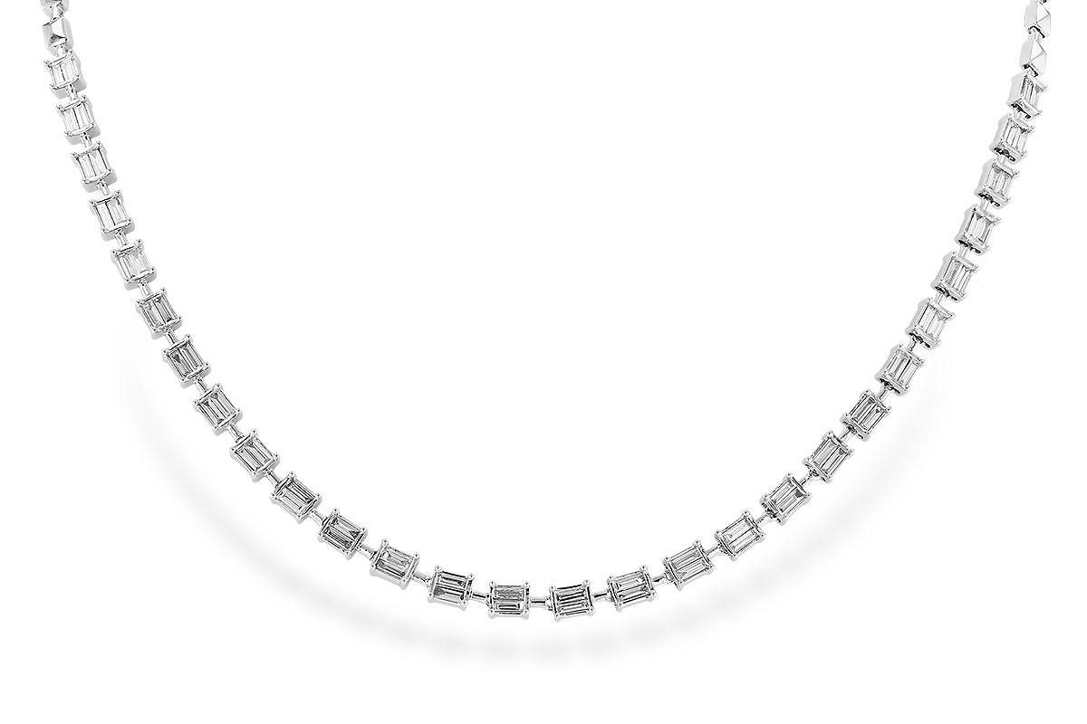 E283-12945: NECKLACE 2.02 TW BAGUETTE