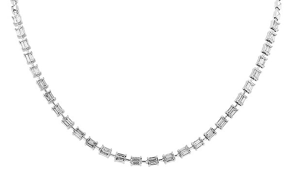 E283-12945: NECKLACE 2.02 TW BAGUETTE
