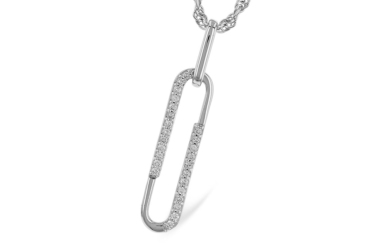 E283-14754: NECKLACE .14 TW