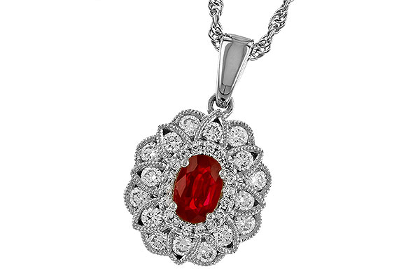 E283-16581: NECK .55 RUBY TW 1.07 TGW (6x4MM RUBY)