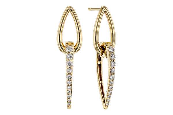 E284-01154: EARRINGS .75 TW