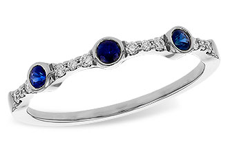 E284-02954: LDS WED RG .16 SAPPHIRE .25 TGW