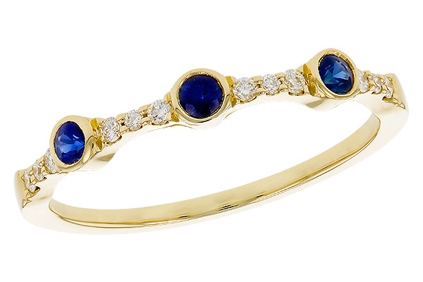 E284-02954: LDS WED RG .16 SAPPHIRE .25 TGW