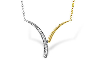 E284-04799: NECKLACE .12 TW (18")