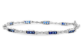 E284-05681: BRACELET 2.10 SAPPHIRE 2.75 TGW (7")