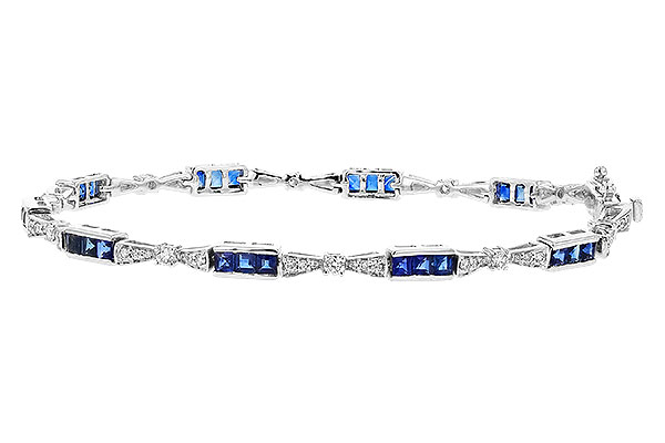 E284-05681: BRACELET 2.10 SAPPHIRE 2.75 TGW (7")