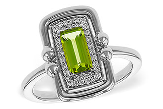 E284-08381: LDS RG .72 PERIDOT .84 TGW (8x4MM PER)