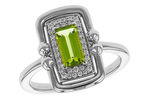 E284-08381: LDS RG .72 PERIDOT .84 TGW (8x4MM PER)