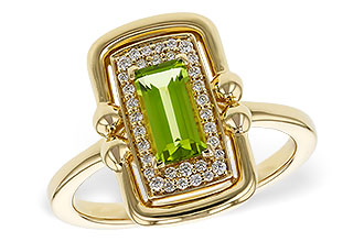 E284-08381: LDS RG .72 PERIDOT .84 TGW (8x4MM PER)