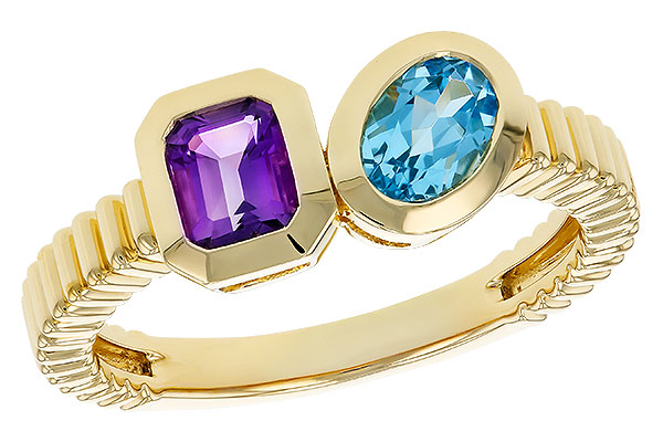 E284-08390: LDS RG .82 TW SEMI-PRECIOUS (AMY,SWISS BT)