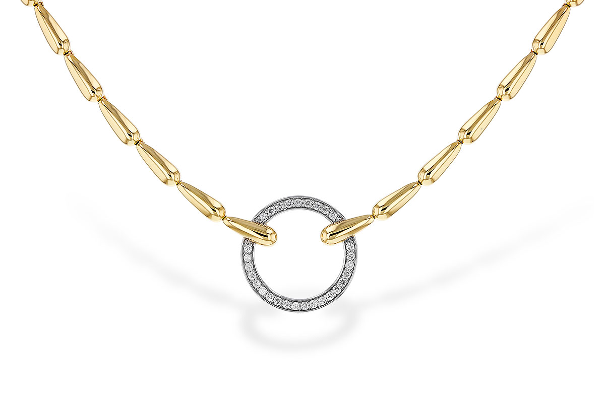 E284-08408: NECKLACE .33 TW (17")