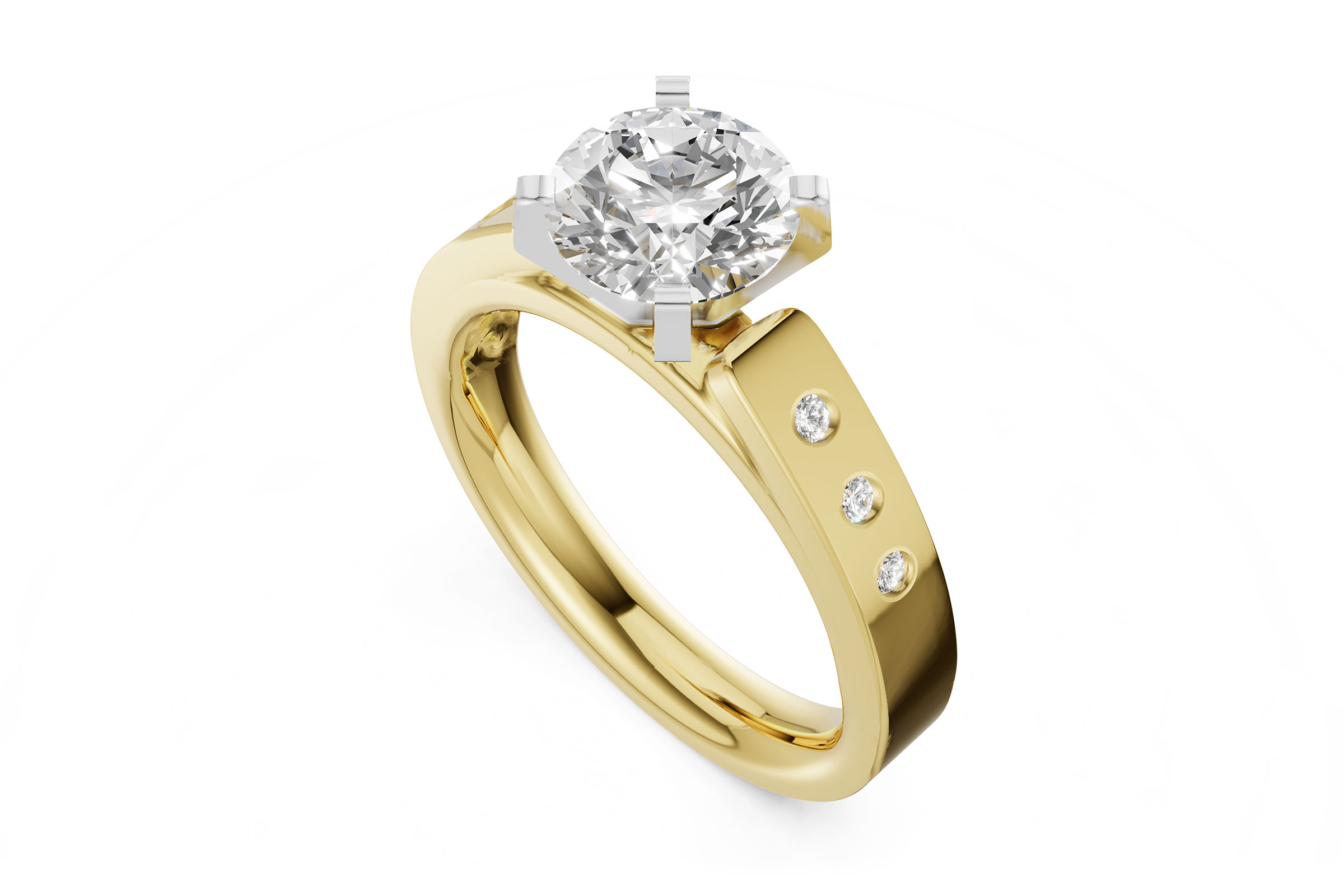 E284-92008: LDS SEMI DIA RG .09 TW