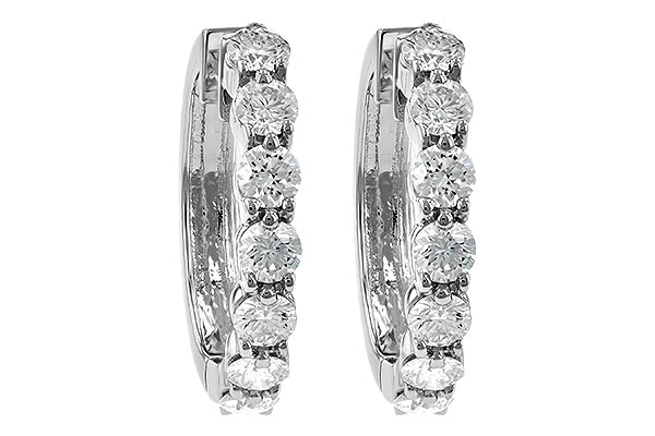 F010-39290: EARRINGS 2 CT TW