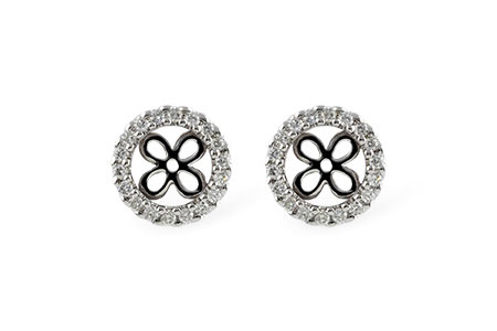 F196-76572: EARRING JACKETS .30 TW (FOR 1.50-2.00 CT TW STUDS)