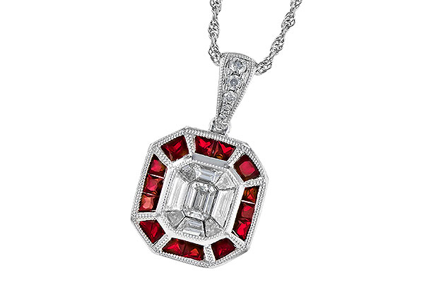 F199-49281: NECK .86 PRIN RUBY 1.31 TGW