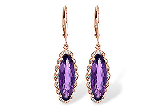 F199-52917: EARR 4.75 AMETHYST 4.90 TGW