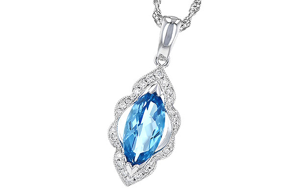 F282-24808: NECK 1.26 BLUE TOPAZ 1.37 TGW