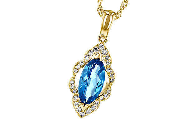 F282-24808: NECK 1.26 BLUE TOPAZ 1.37 TGW