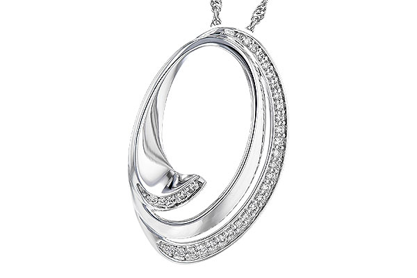 F282-25672: NECKLACE .14 TW
