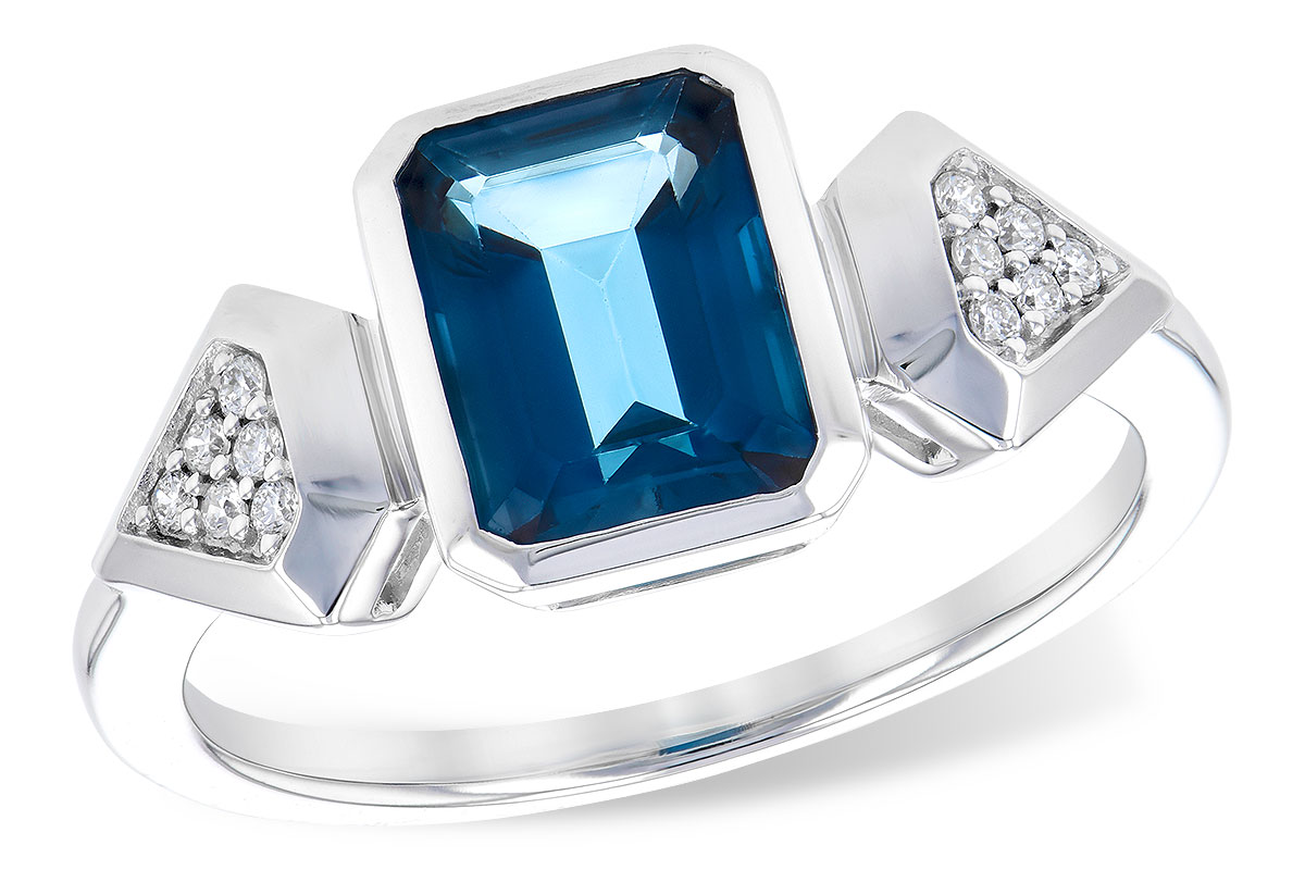 F282-26581: LDS RG 2.03 LONDON BLUE TOPAZ 2.10 TGW