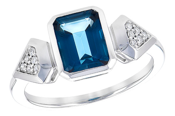 F282-26581: LDS RG 2.03 LONDON BLUE TOPAZ 2.10 TGW