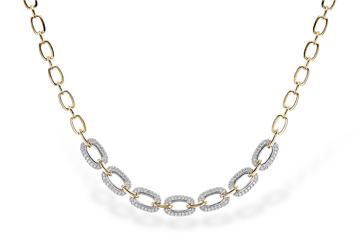F283-10208: NECKLACE 1.95 TW (17 INCHES)