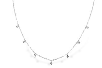 F283-10263: NECKLACE .12 TW (18")