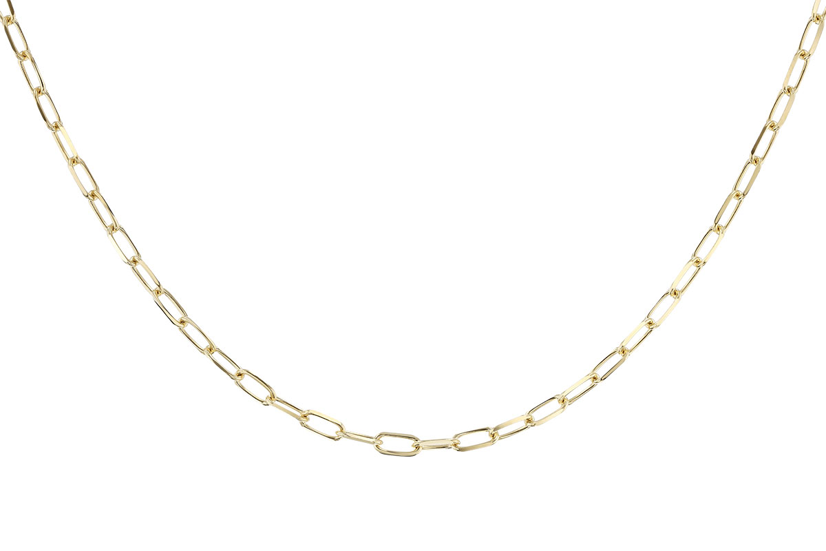 F283-14781: PAPERCLIP MD (8IN, 3.10MM, 14KT, LOBSTER CLASP)