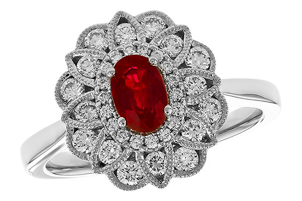 F283-16581: LDS RG .55 TW RUBY 1.07 TGW (6x4MM RUBY)