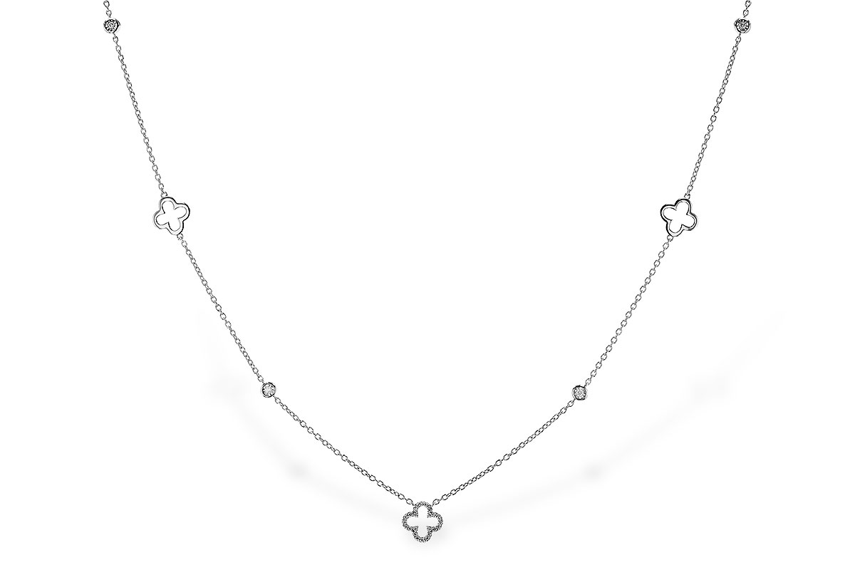 F284-02054: NECKLACE .20 TW (18")