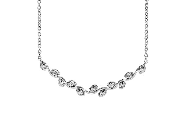 F284-07499: NECKLACE .25 TW (18")
