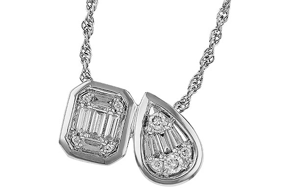 F284-07517: NECKLACE .17 BAG .25 TW