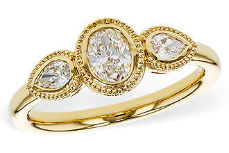 F284-07535: LDS DIA RG .60 TW FANCY CUT DIAMONDS