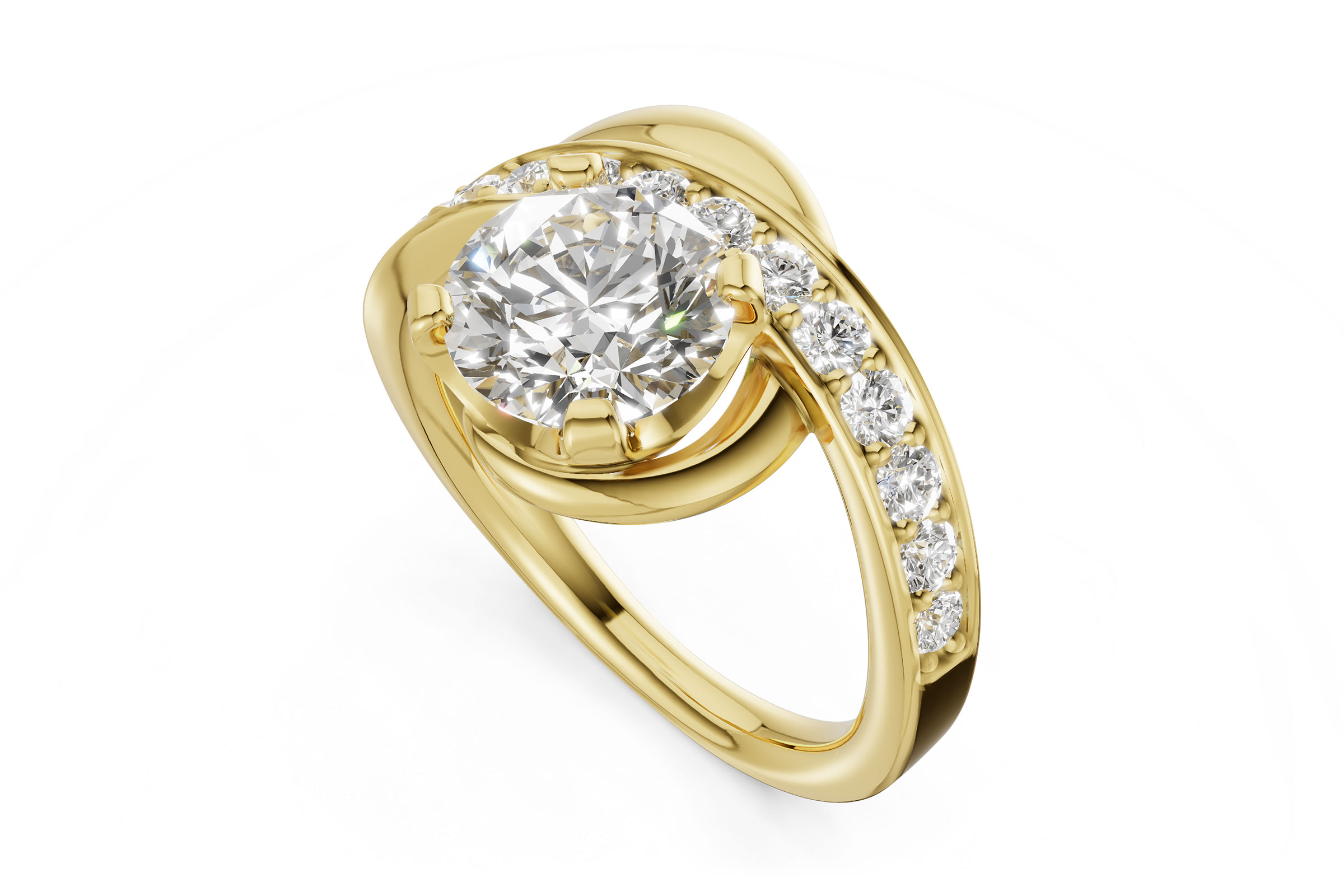 F284-91172: LDS SEMI DIA RG .50 TW