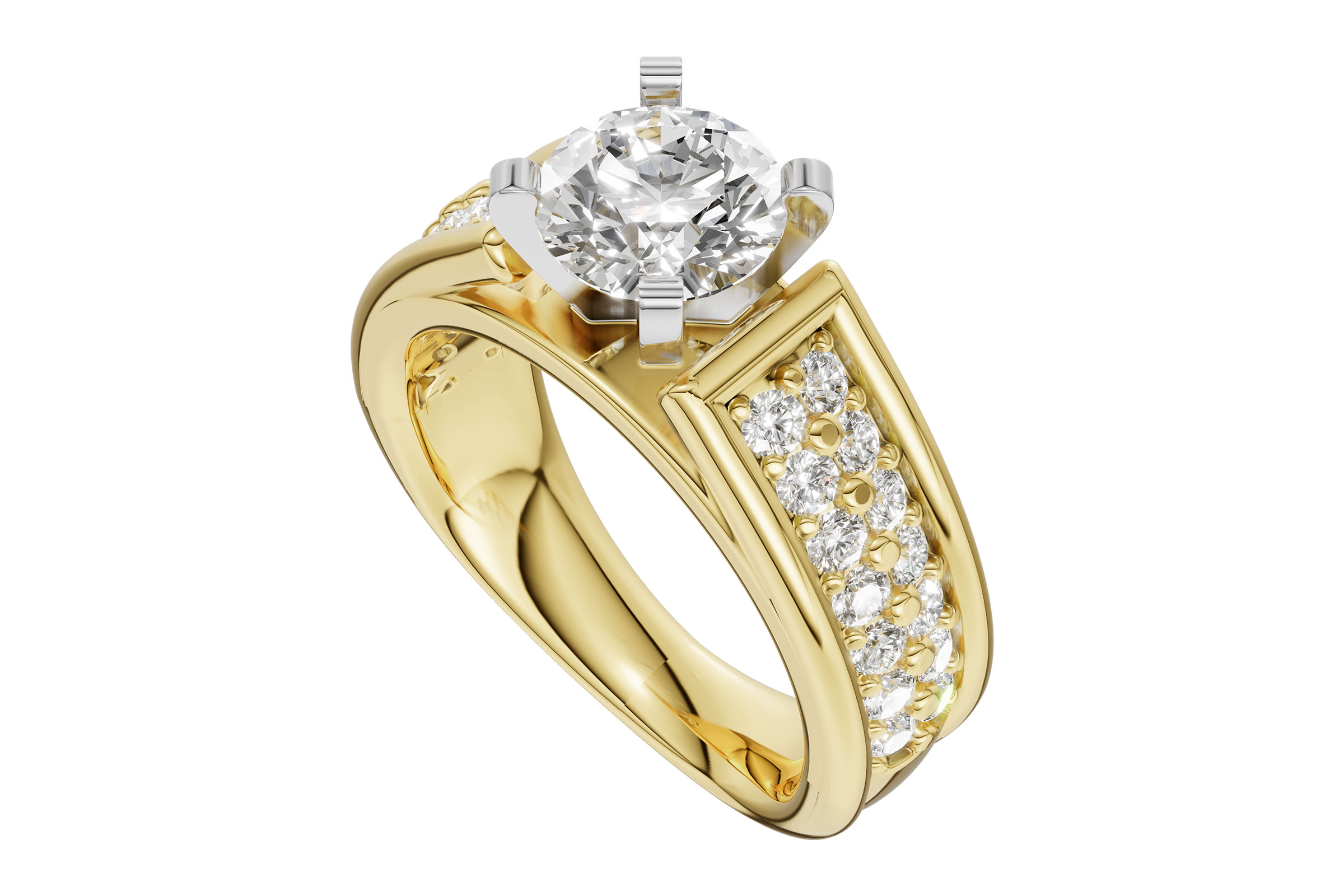 F284-92017: LDS SEMI DIA RG .70 TW