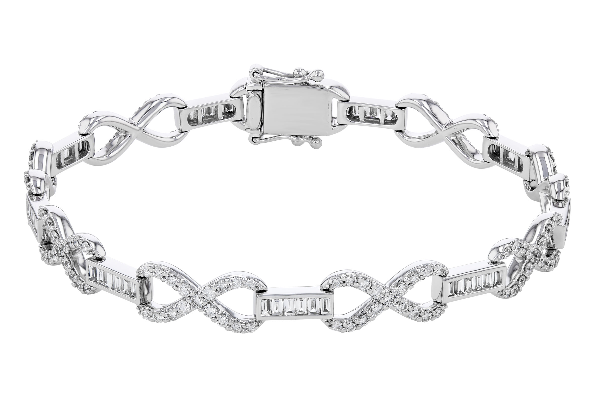 F284-92972: BRACELET 1.00 TW BAG 2.45 TW (7")
