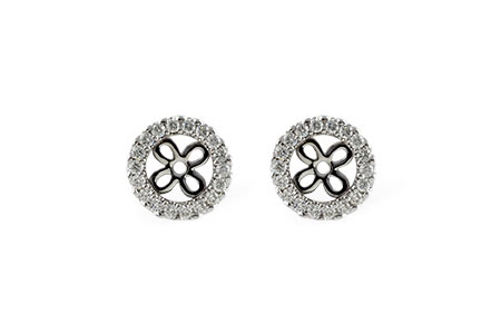 G196-76563: EARRING JACKETS .24 TW (FOR 0.75-1.00 CT TW STUDS)