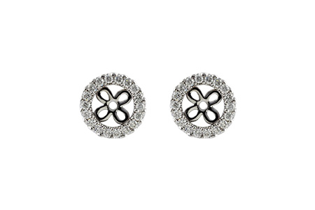 G196-76563: EARRING JACKETS .24 TW (FOR 0.75-1.00 CT TW STUDS)