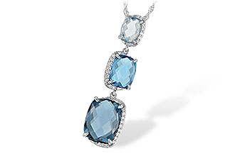 G197-70244: NECK 8.71 BLUE TOPAZ 8.89 TGW