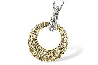 G198-57535: NECK 1.64 YELLOW DIAS 1.90 TW