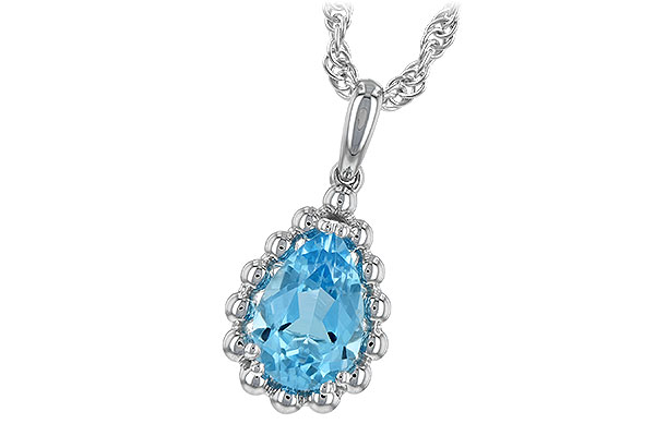 G198-58444: NECKLACE 1.55 CT BLUE TOPAZ