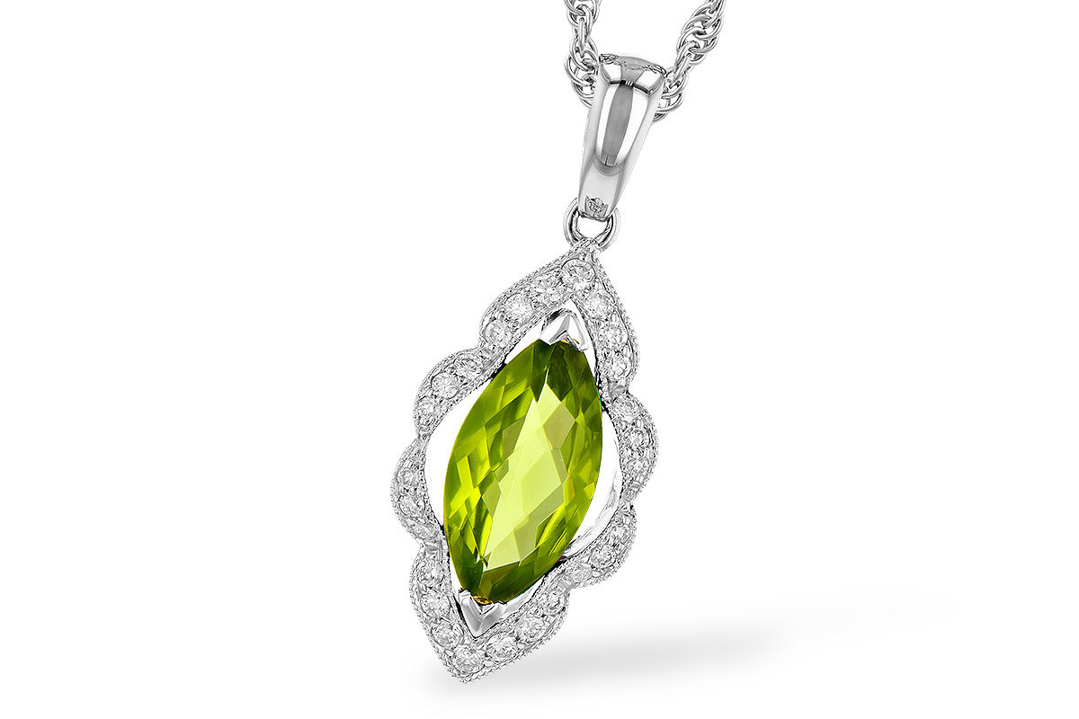 G199-51163: NECK .94 PERIDOT 1.05 TGW