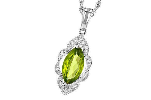 G199-51163: NECK .94 PERIDOT 1.05 TGW